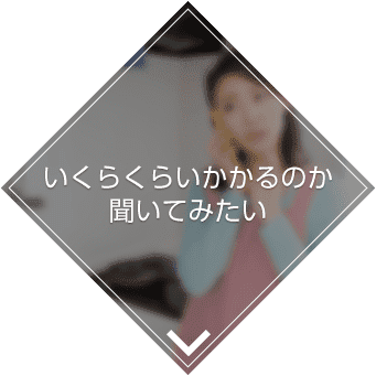 いくらくらいかかるのか聞いてみたい